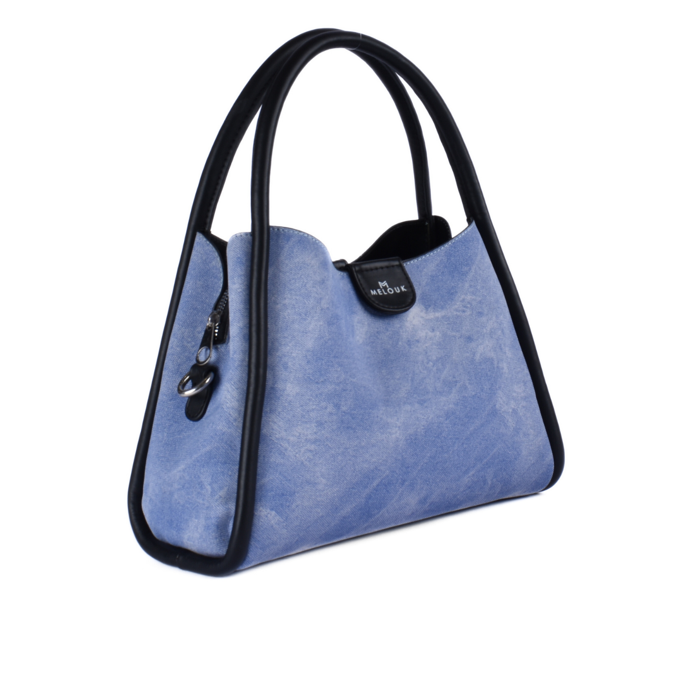 Shades Of Denim Blue Shoulder Bag Melouk