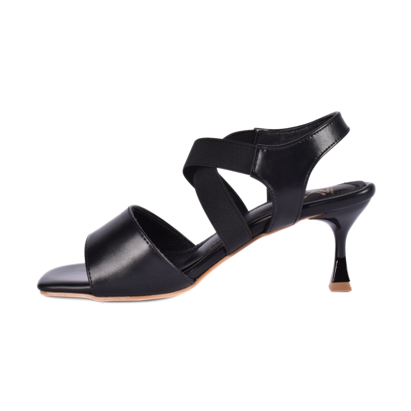 Open-Toe Elastic Strap with Heel Sandal Melouk