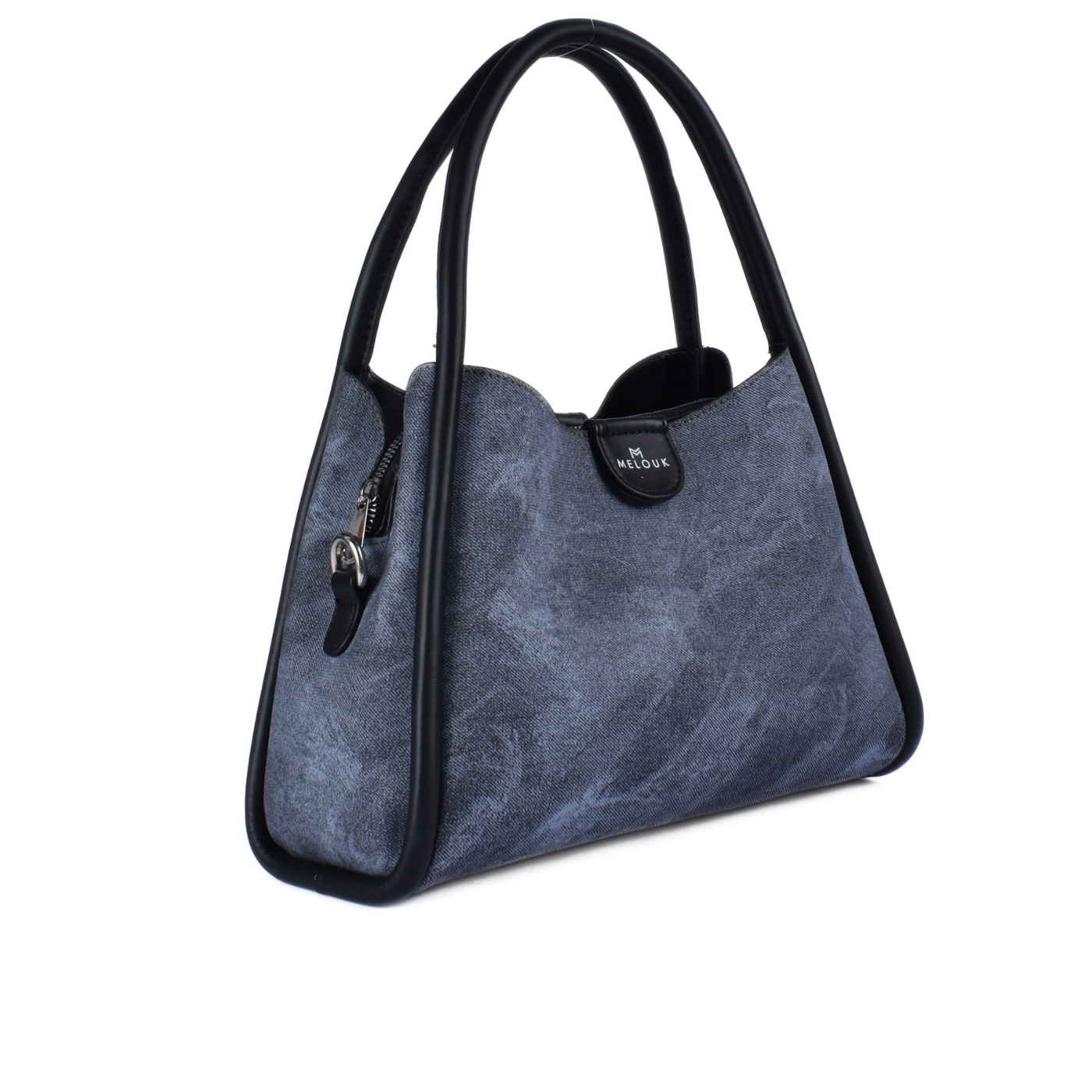 Shades Of Denim Blue Shoulder Bag Melouk