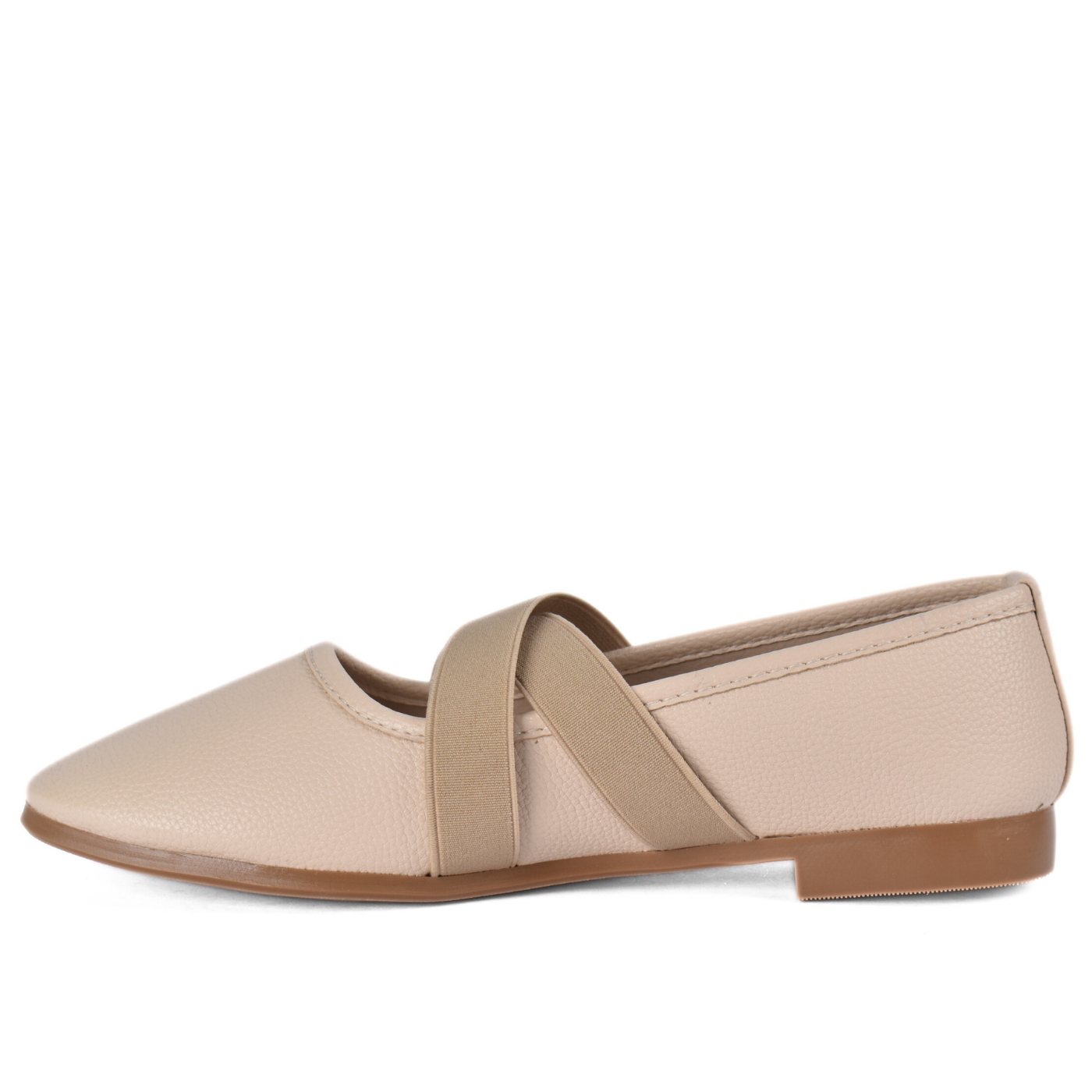 Simple Buckle Flat Shoes