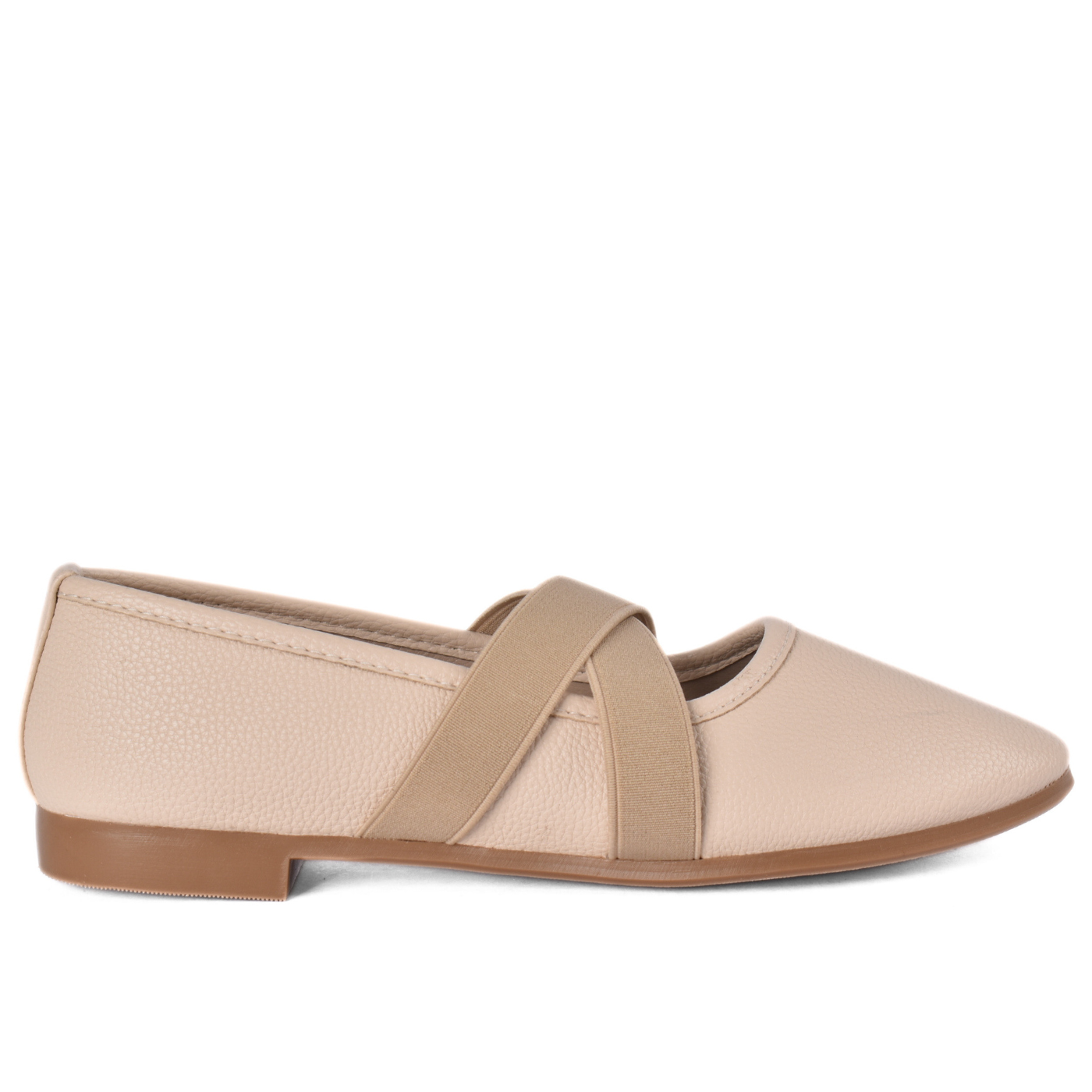 Simple Buckle Flat Shoes