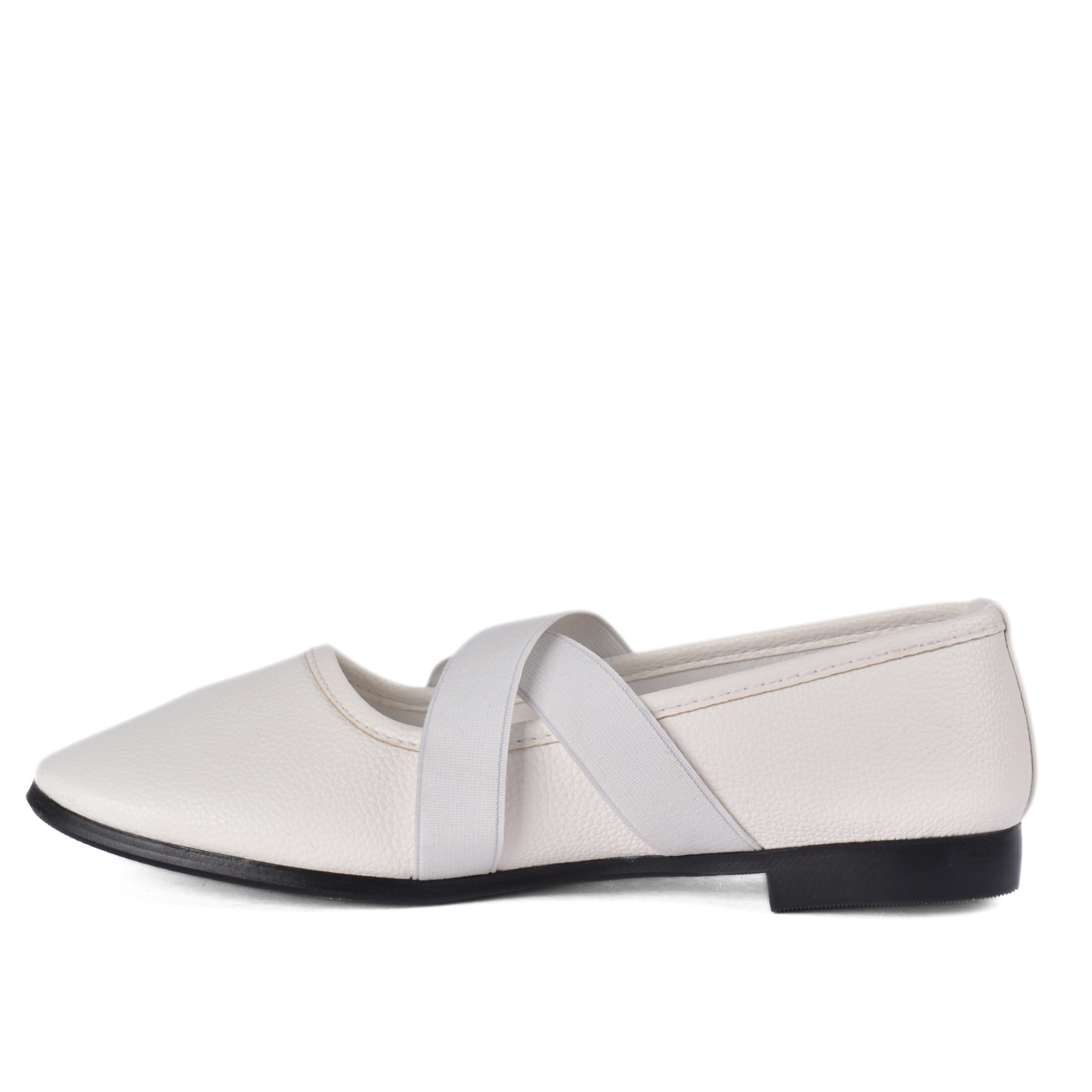 Simple Buckle Flat Shoes