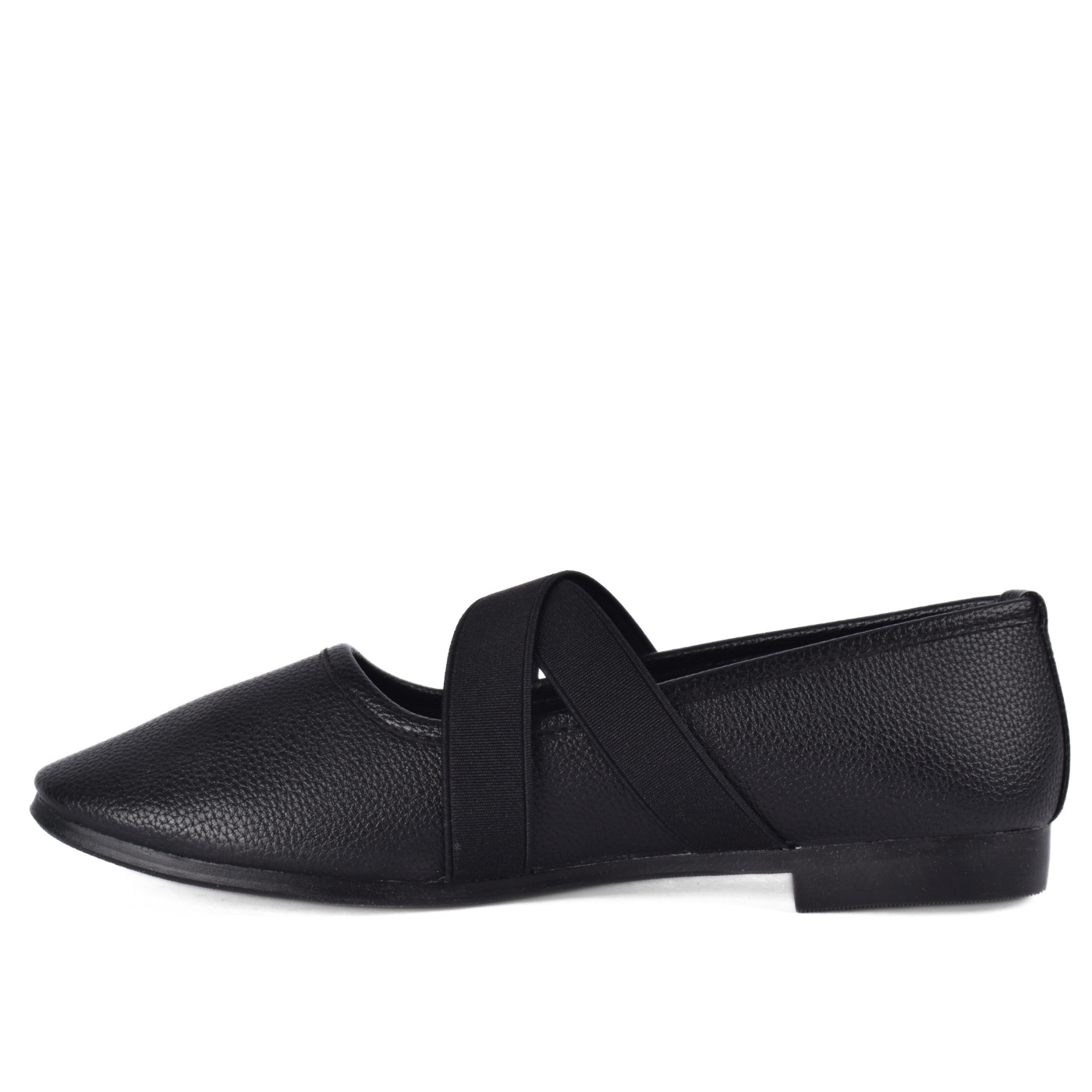 Simple Buckle Flat Shoes