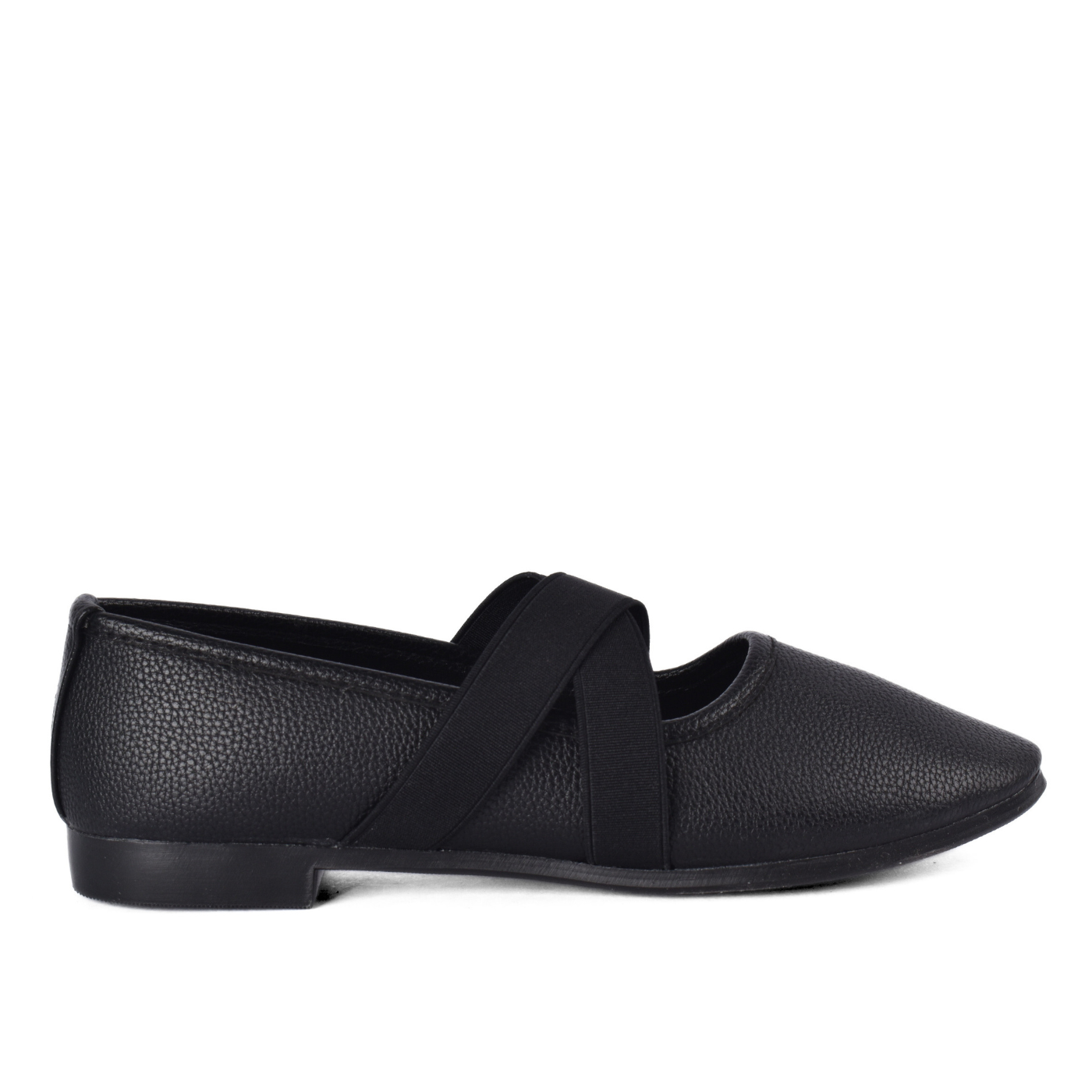 Simple Buckle Flat Shoes