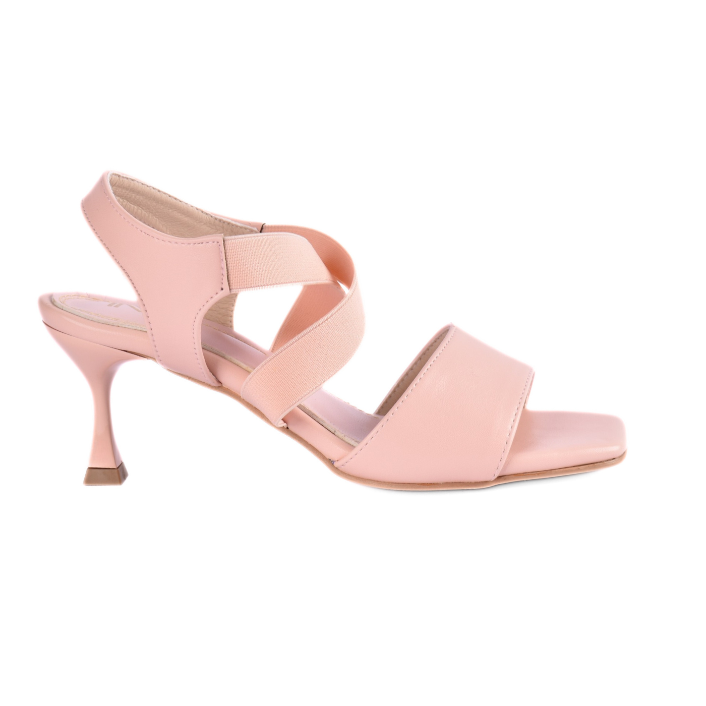Open-Toe Elastic Strap with Heel Sandal Melouk