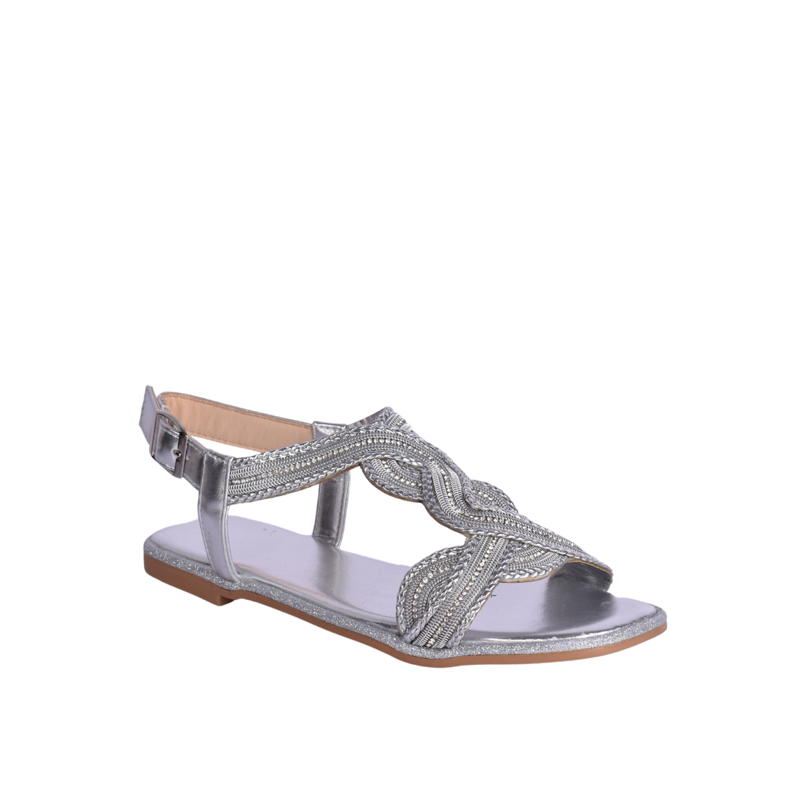 Upper Flat Strass Trend Sandal