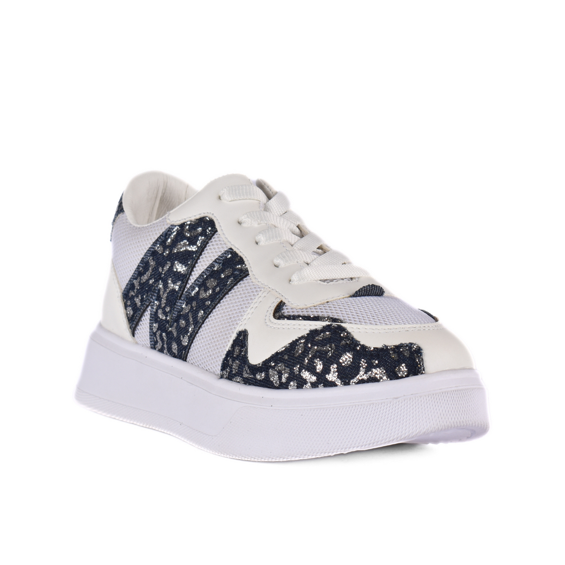 Strassy Denim Sneakers