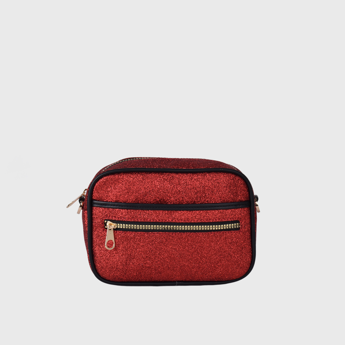 Red Embossed Mini Cross Body Bag Melouk