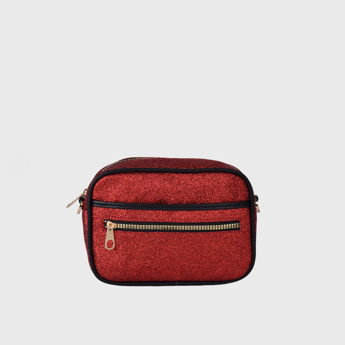 Red Embossed Mini Cross Body bag