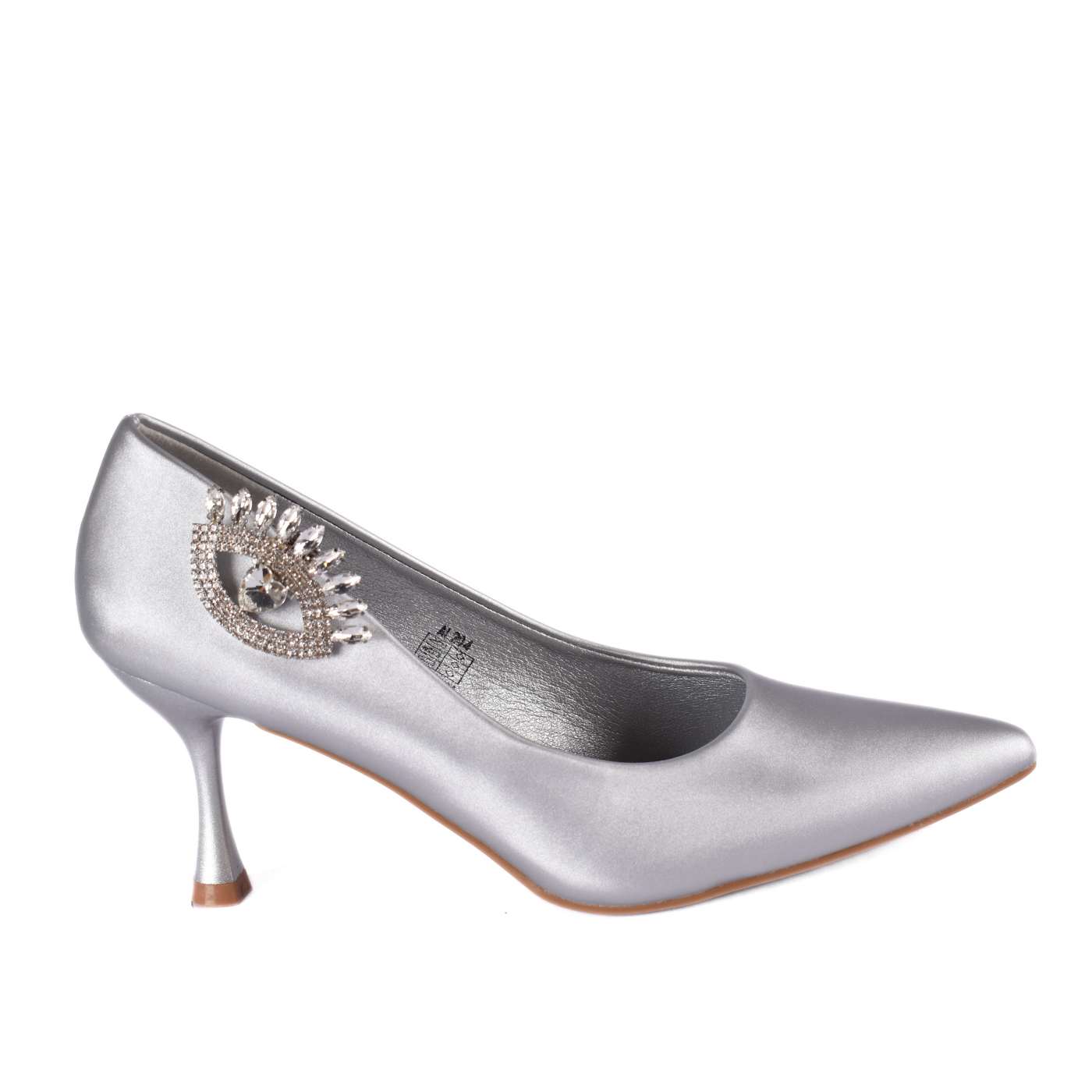 Pointed Pumps With Decorative Buckle