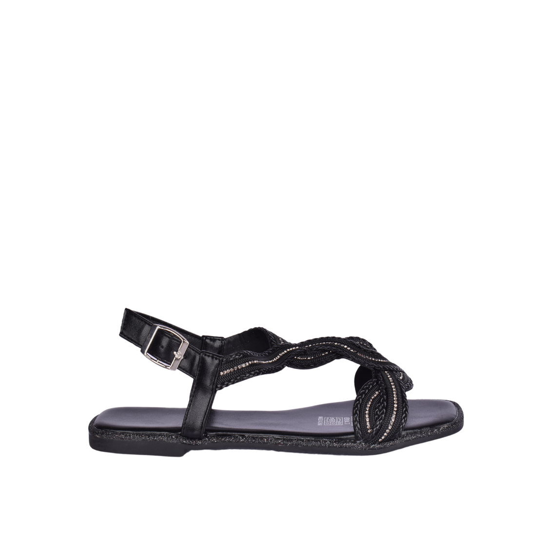 Upper Flat Strass Trend Sandal