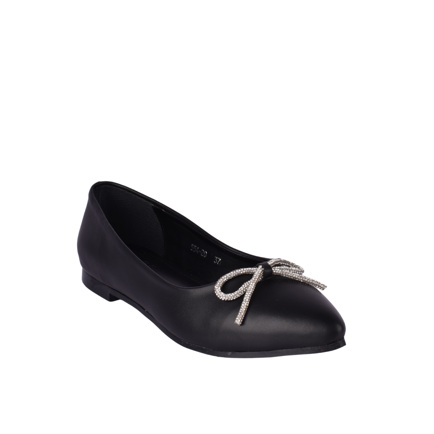 Shoe Flat Embossed Leather Melouk