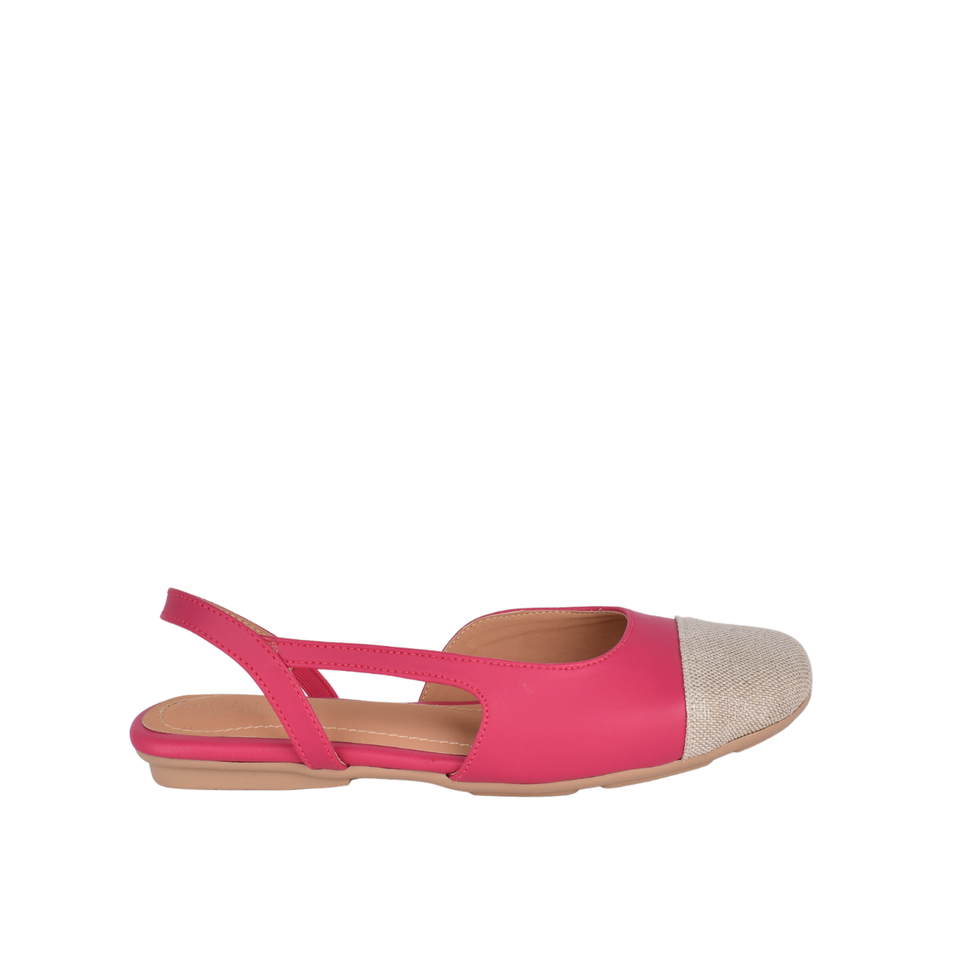 Flat Mid-Heel Sandal