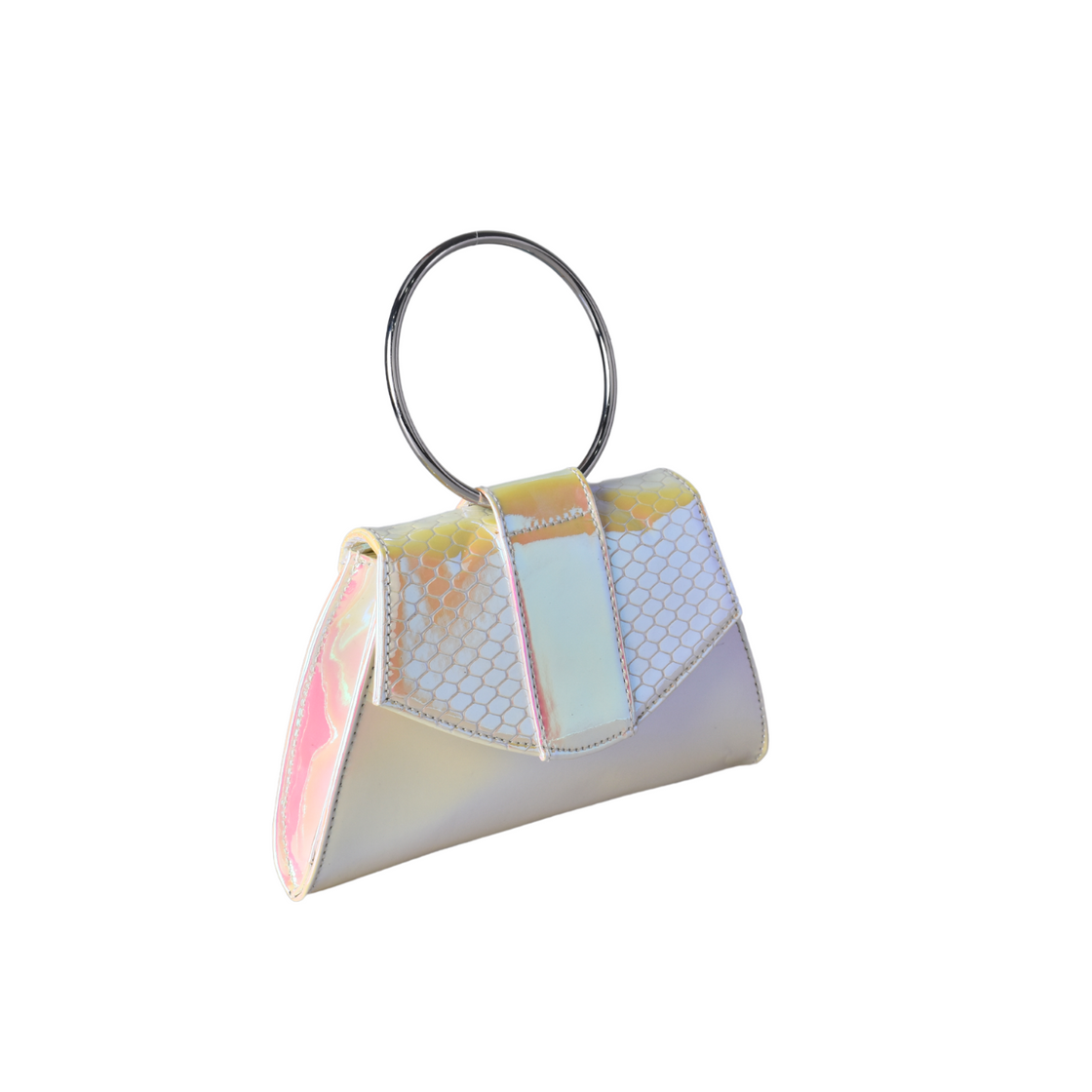 Shiny Mini Bag With Round Handle