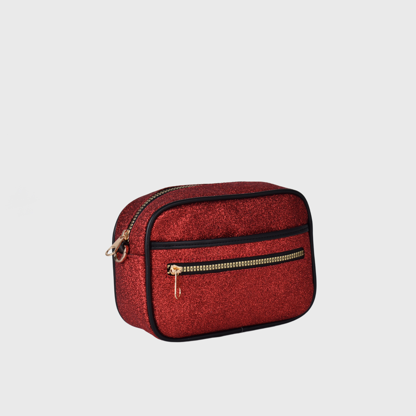 Red Embossed Mini Cross Body Bag Melouk