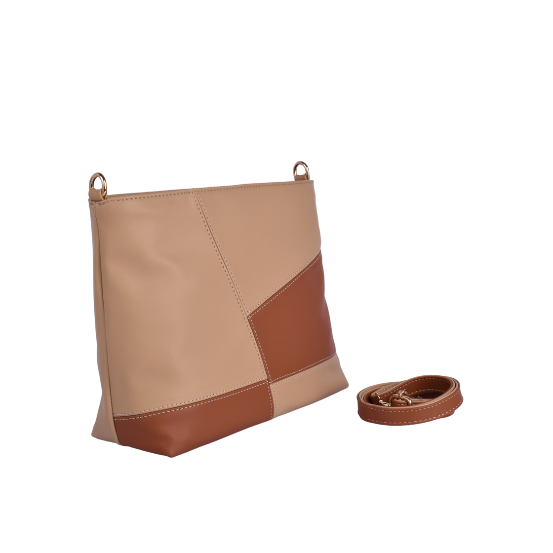 Basic Leather Shoulder Bag