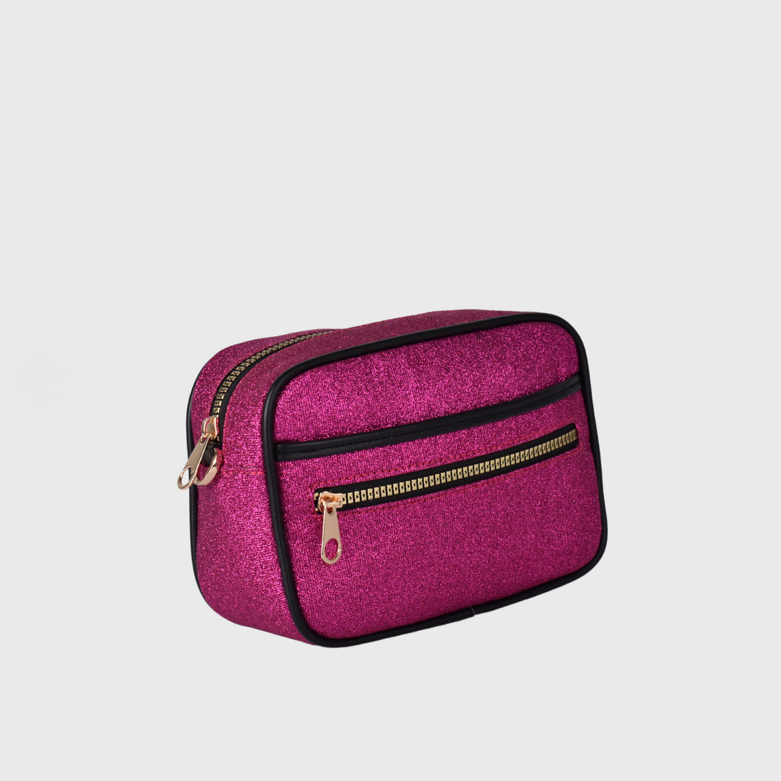 Fuchsia Embossed Mini Cross Body bag