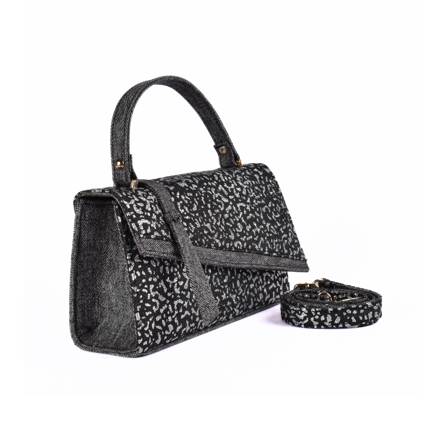 Embossed Leather Handbag Melouk