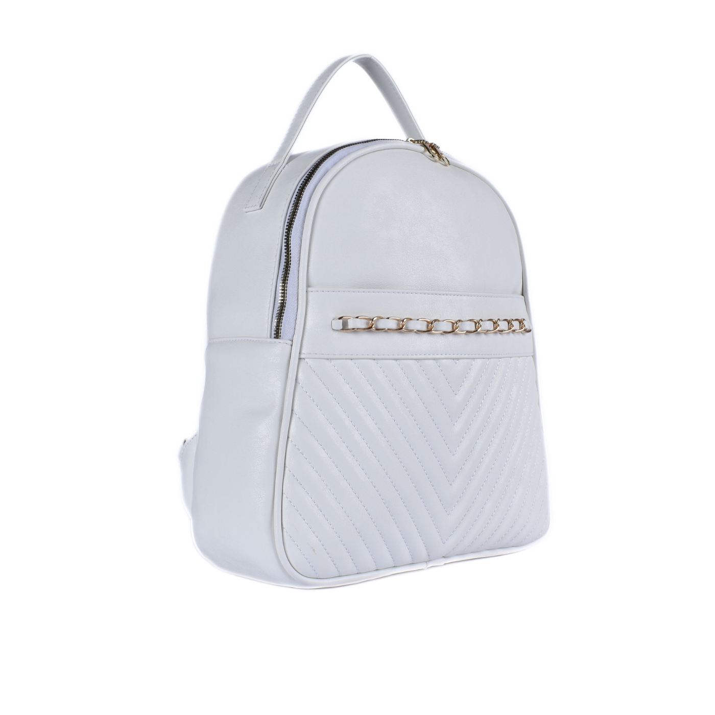 Embossed Leather Backpack Bag Melouk