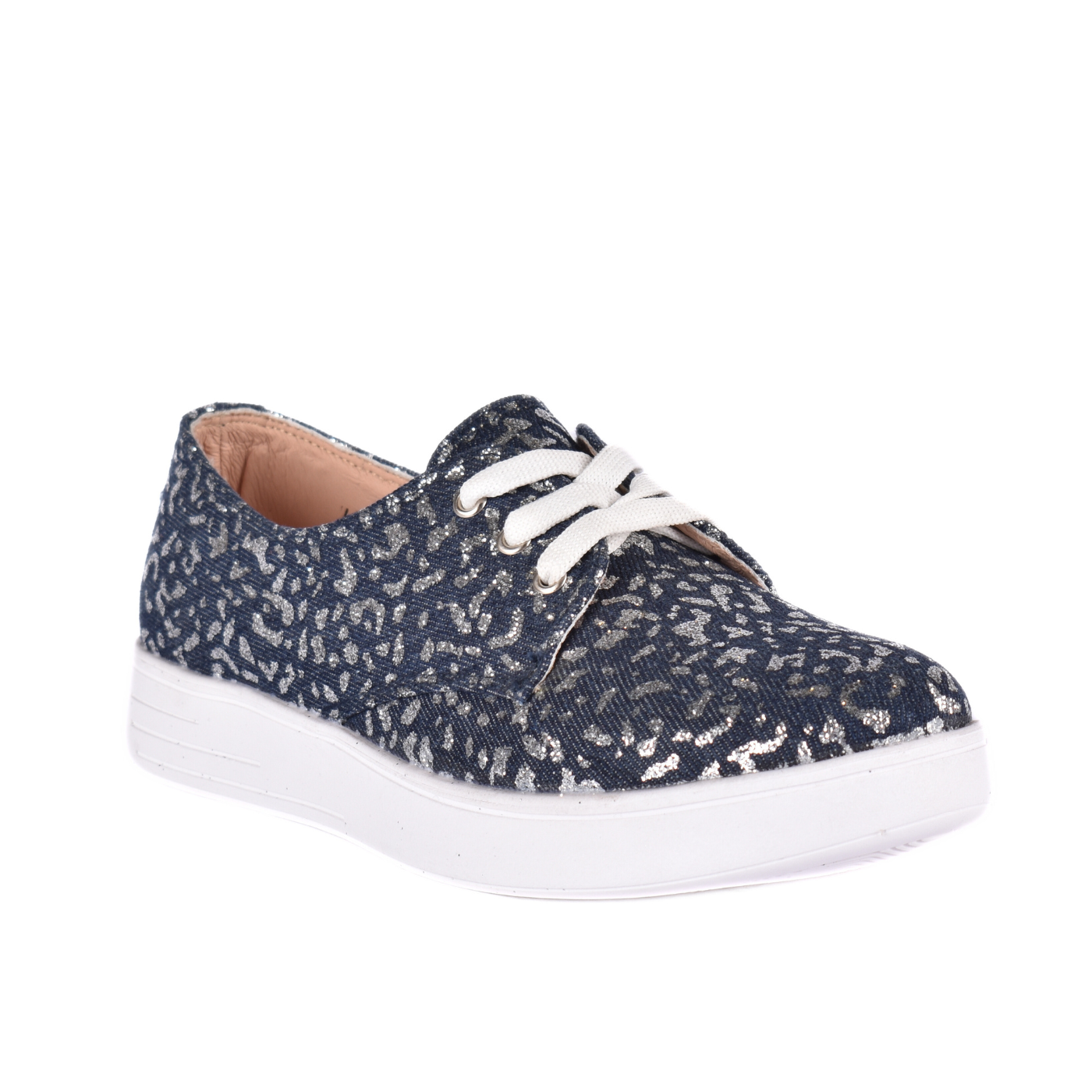 Reptile Pattern Sneakers Navy Melouk