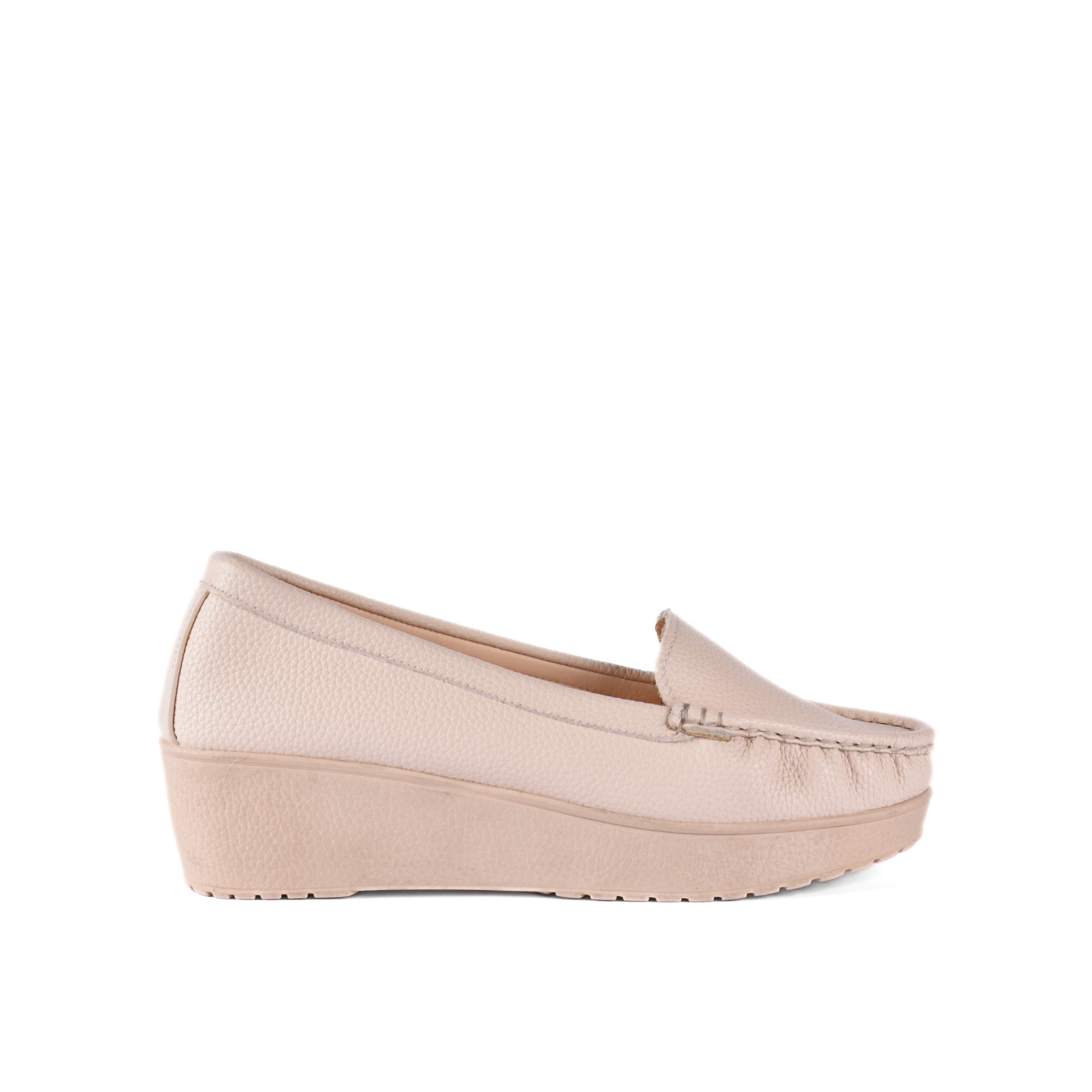 Basic Leather Shoe With Elastic Side Melouk