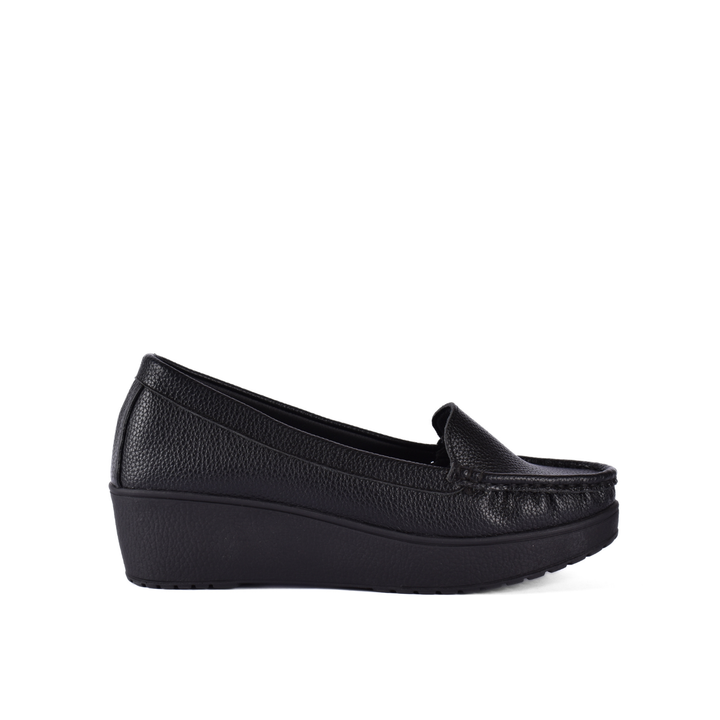 Basic Leather Shoe With Elastic Side Melouk