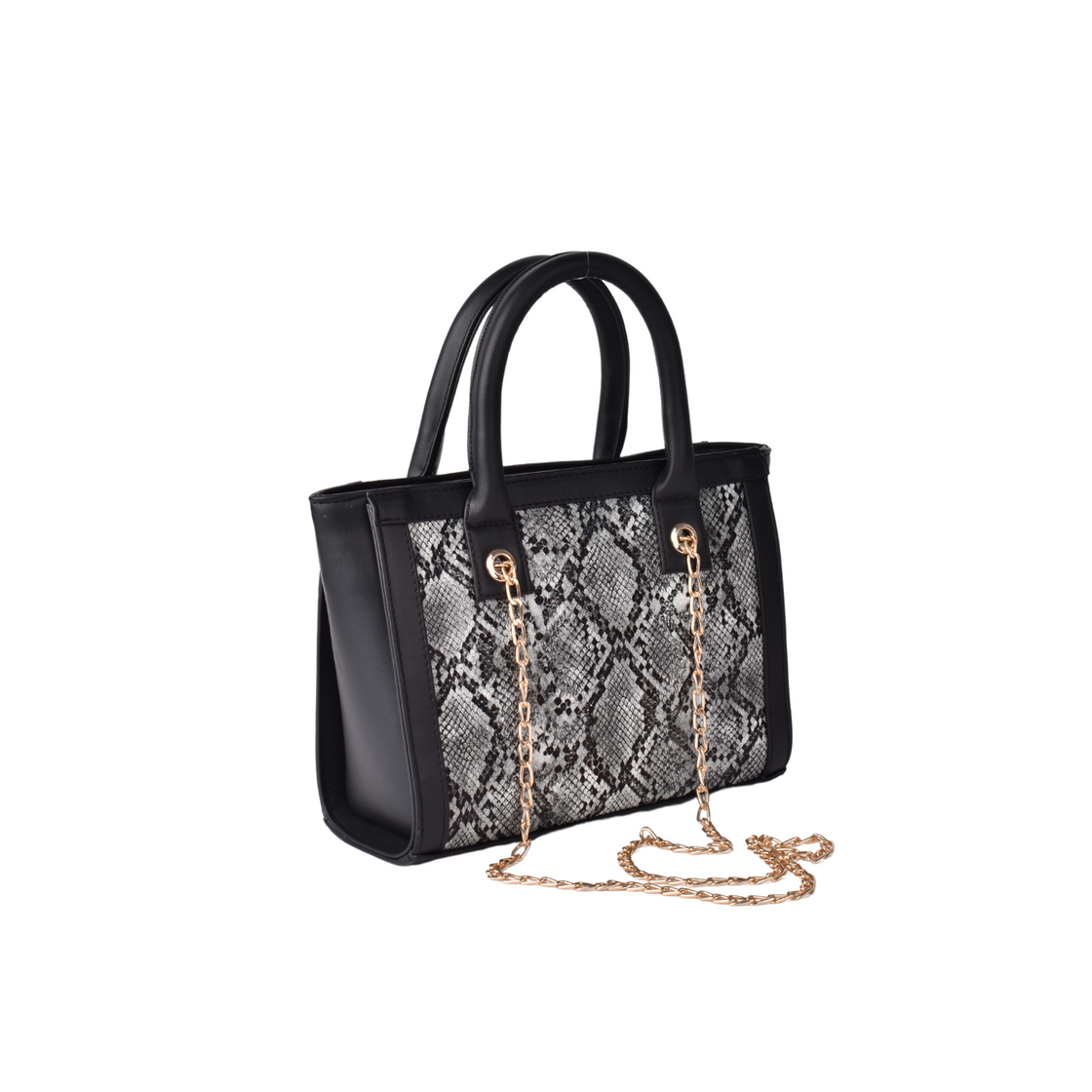 Embossed Leather Shoulder Bag