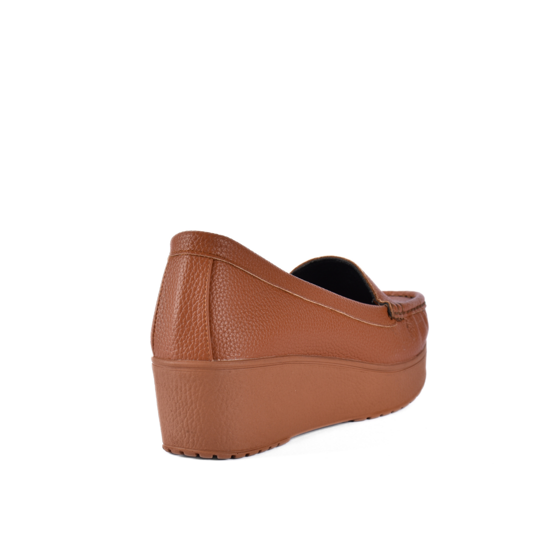 Basic Leather Shoe with Elastic Side