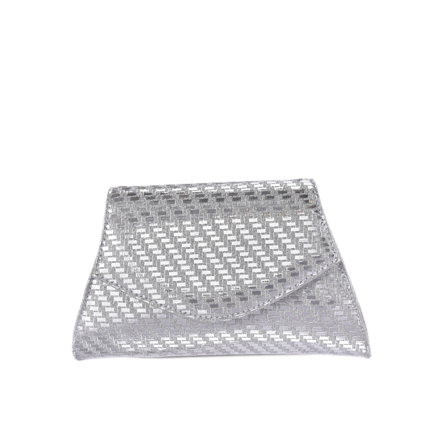 Simple  Mini Bag With Handel Silver
