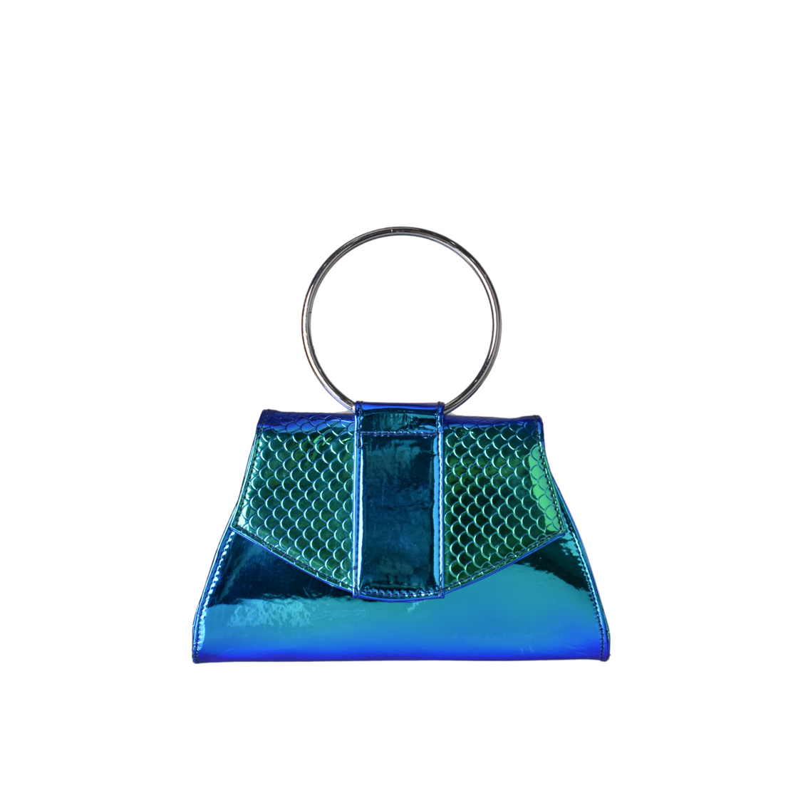 Shiny Mini Bag With Round Handle