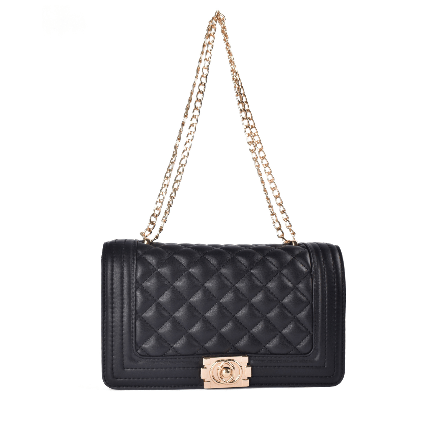 Lined Leather Shoulder Bag Melouk