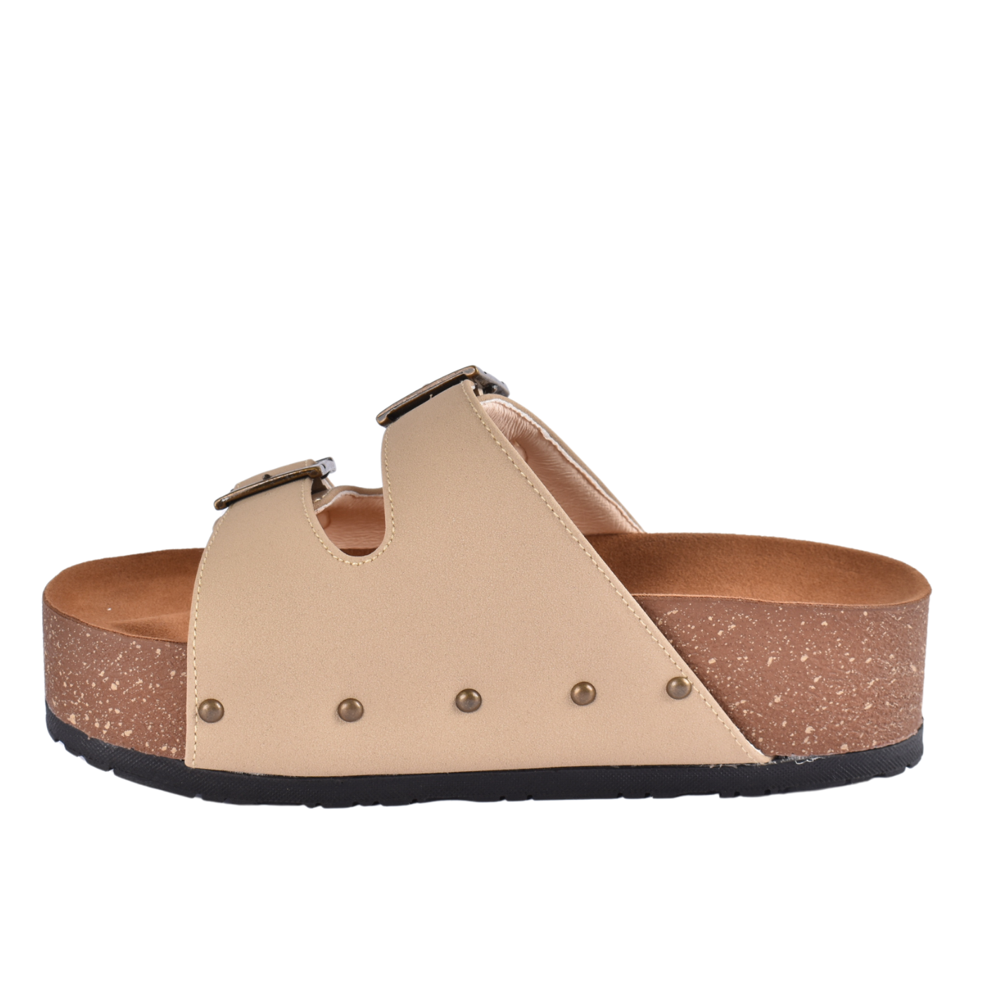 Casual Platform Sandal With Double Buckles Melouk