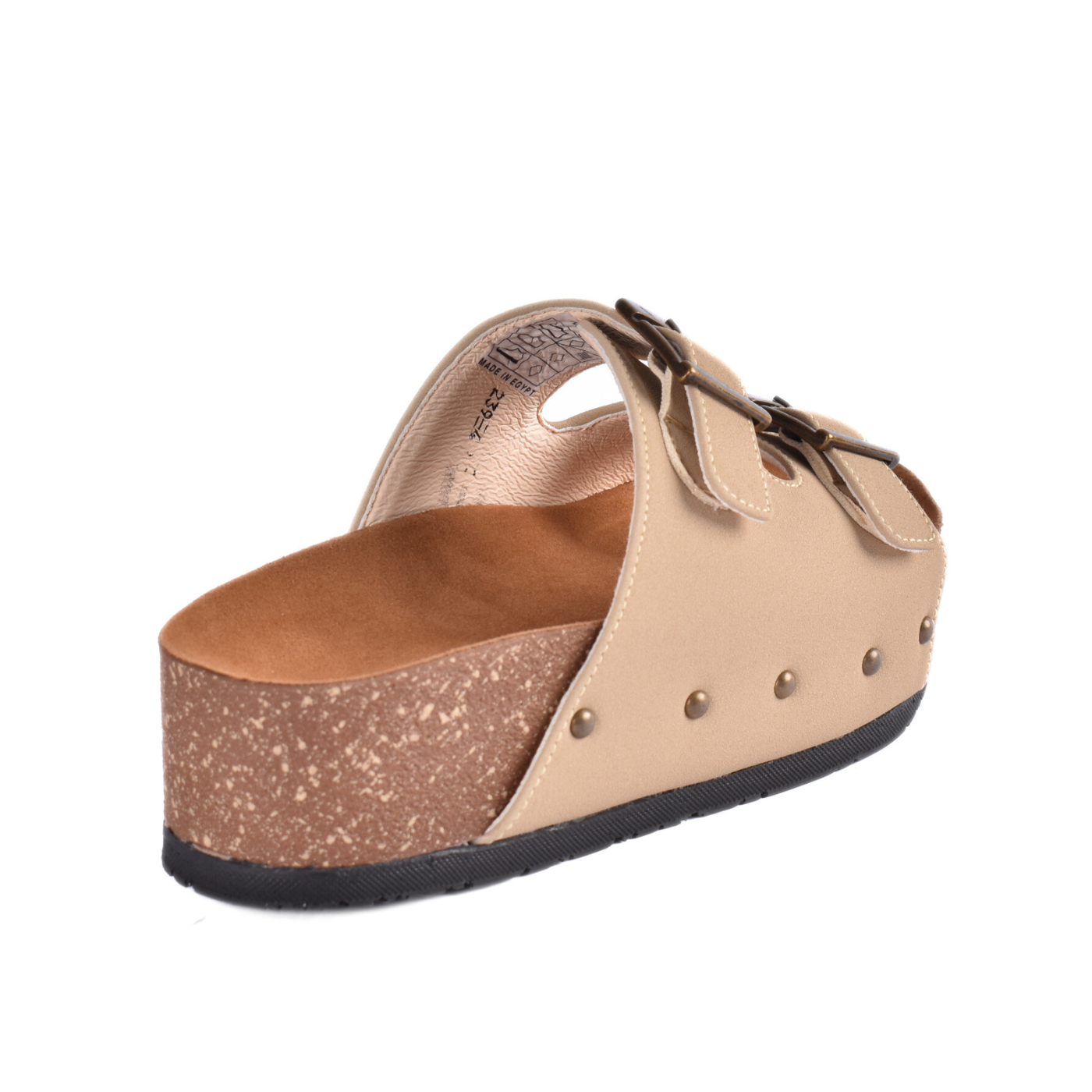 Casual Platform Sandal With Double Buckles Melouk