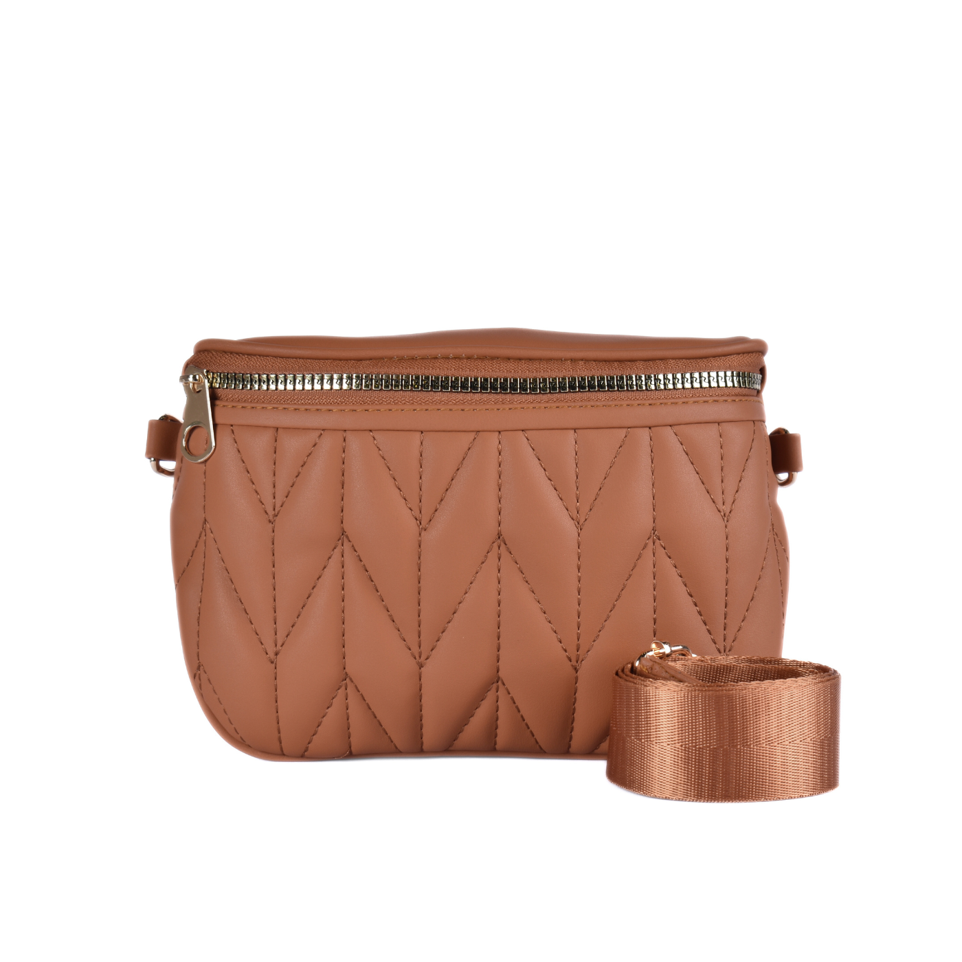 Leather Mini Bag With Zipper
