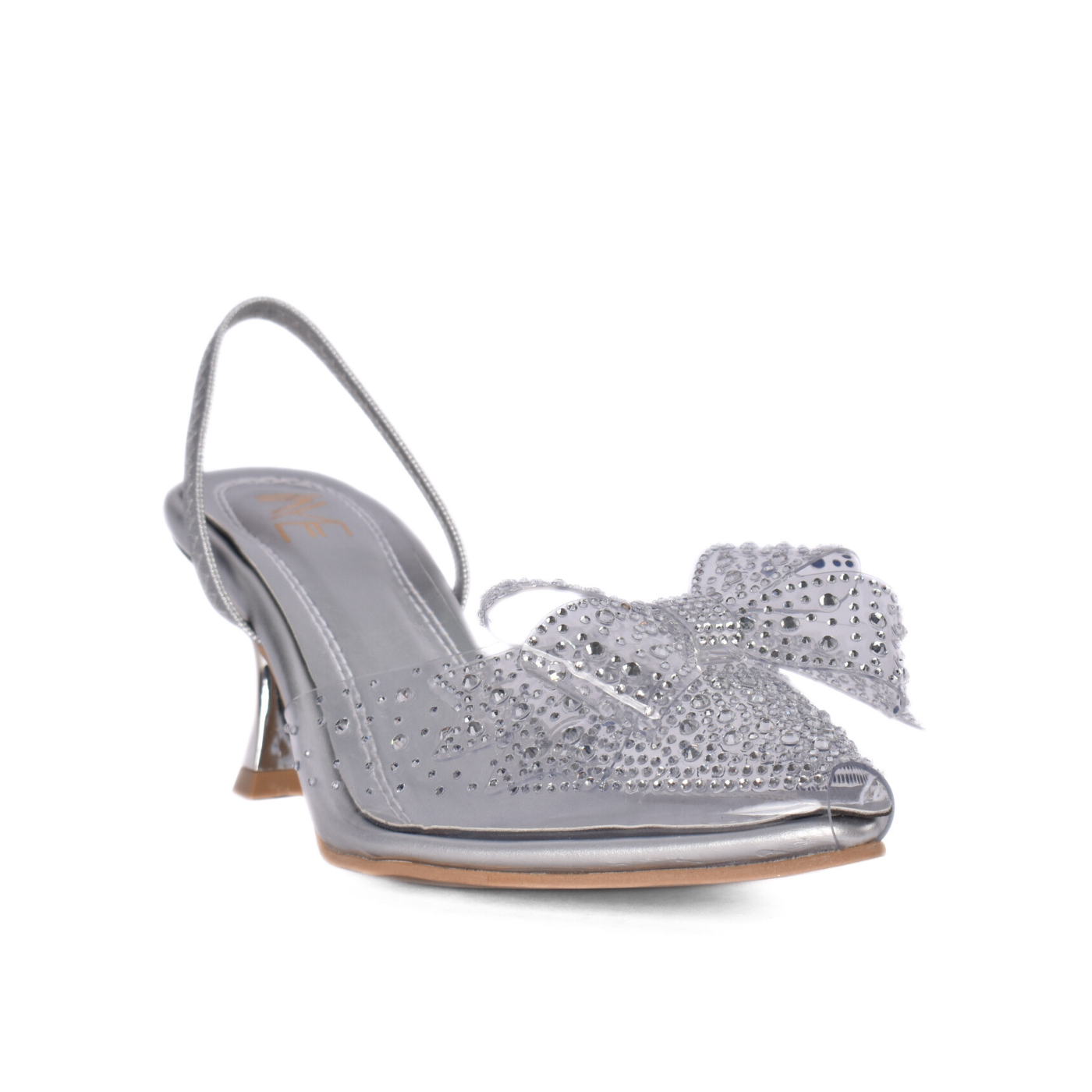 High-heeled evening shoes