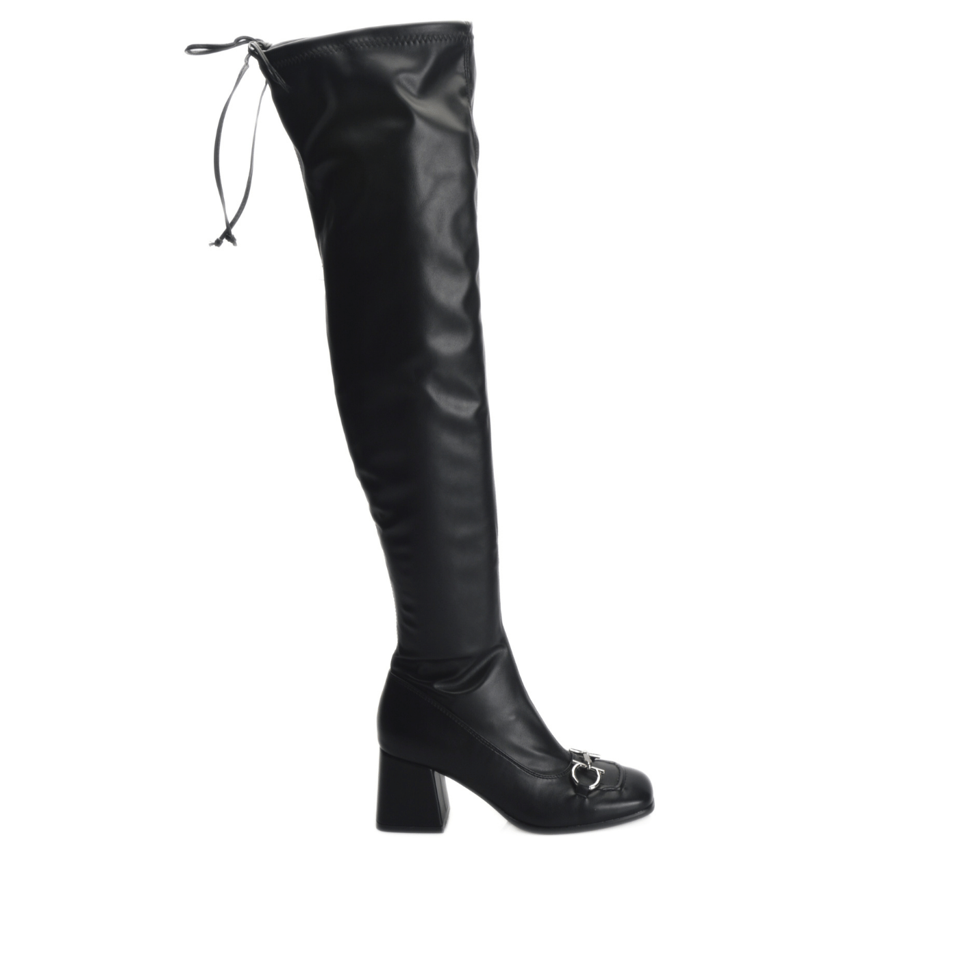 Long Boot with Metal Buckle