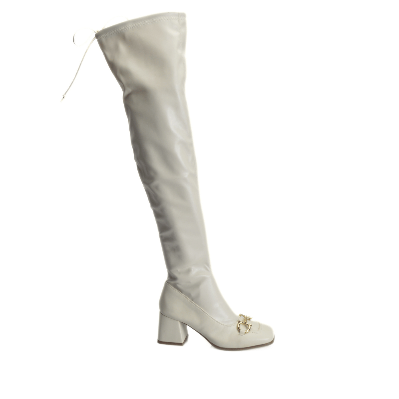 Long Boot with Metal Buckle