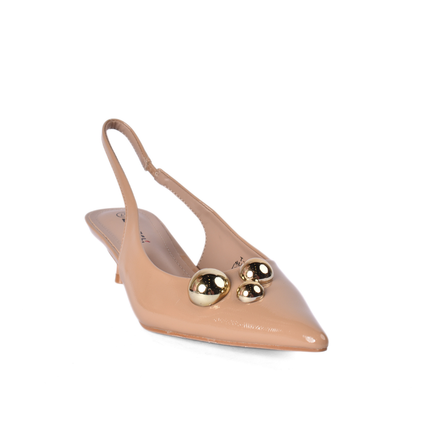 Trendy Women's Heels With Details Beige