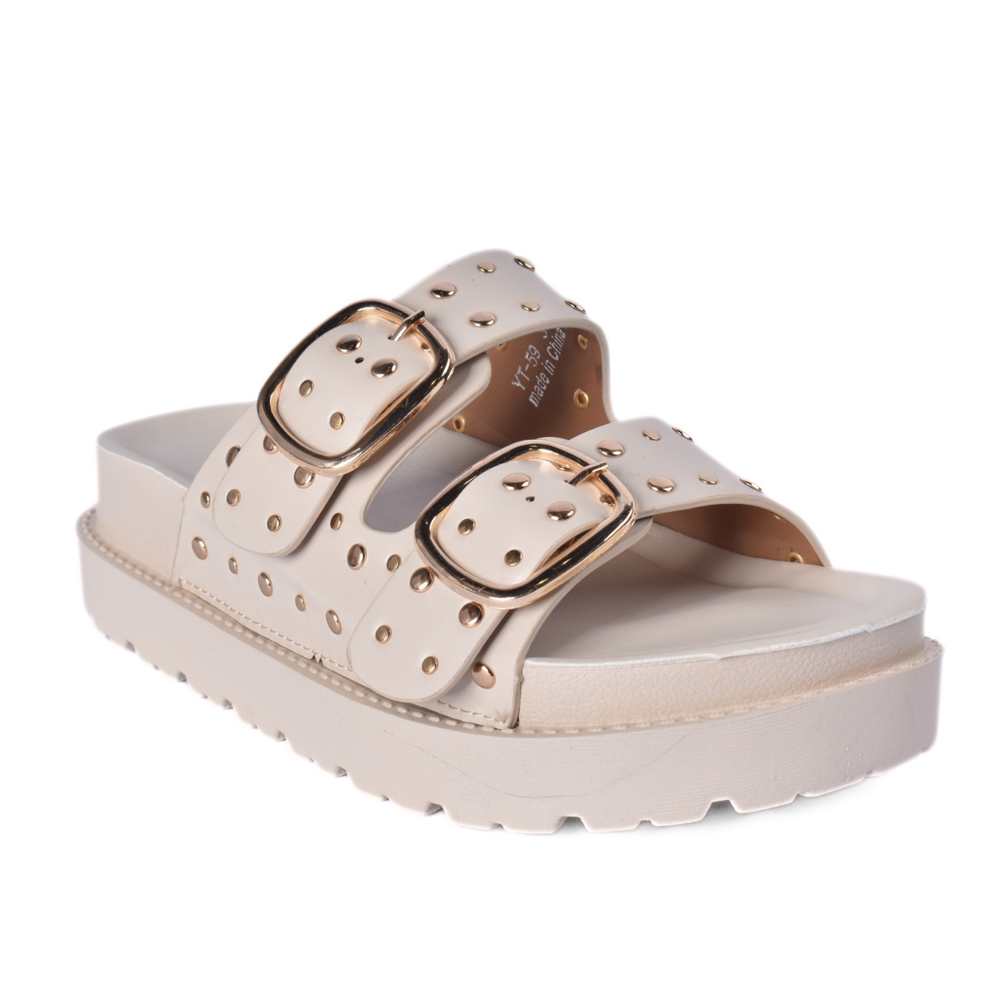 Comfortable Outdoor Slippers with a Modern Design Beige