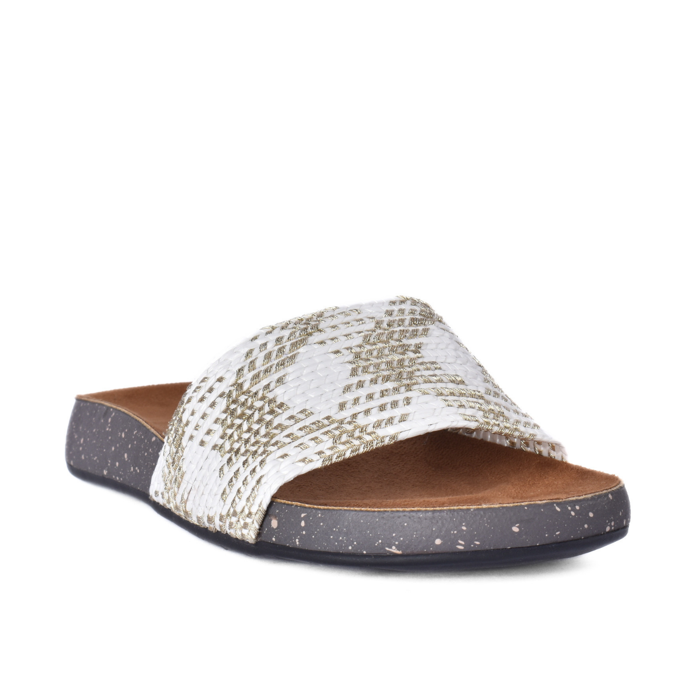 Stylish casual slippers White