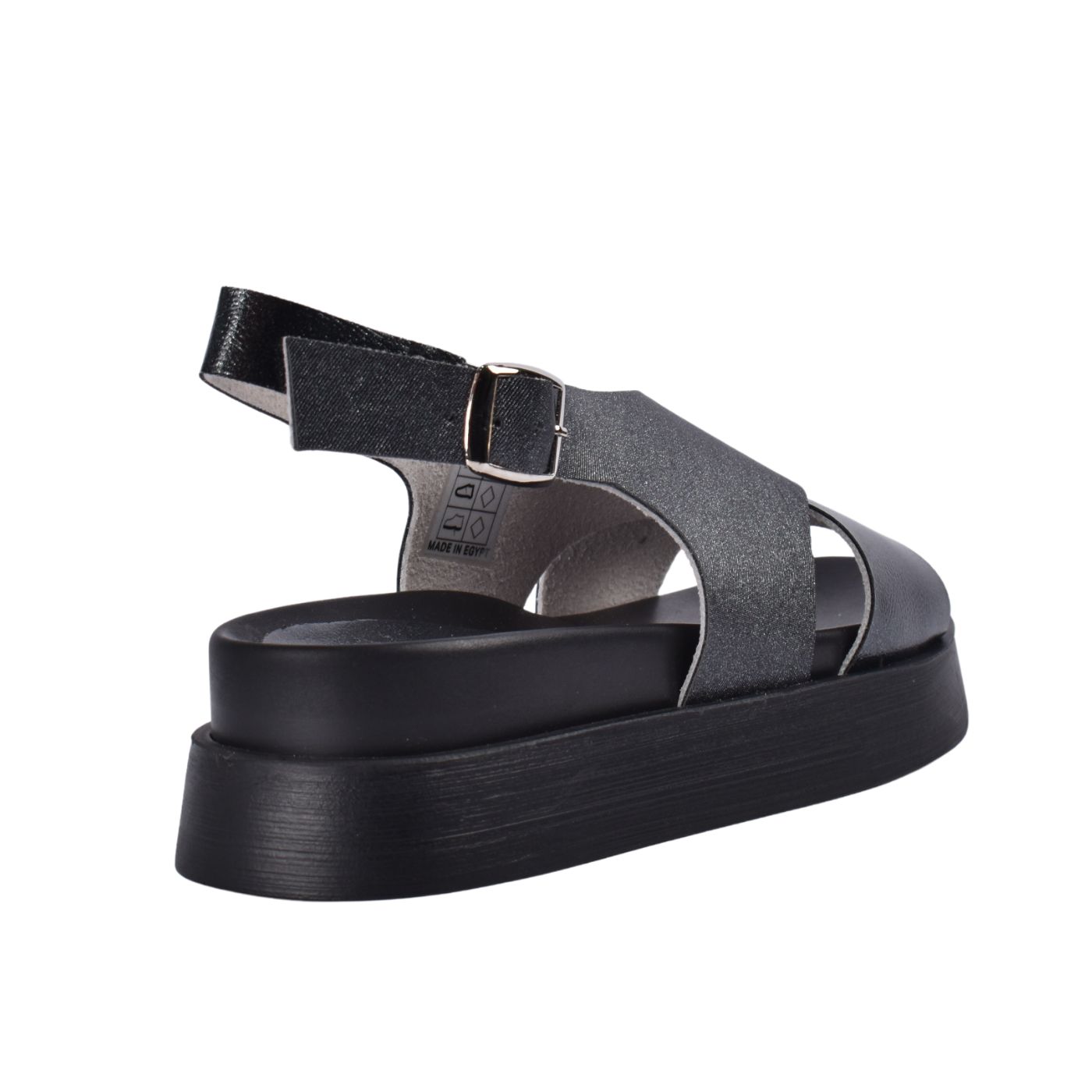 Double buckle strap sandals