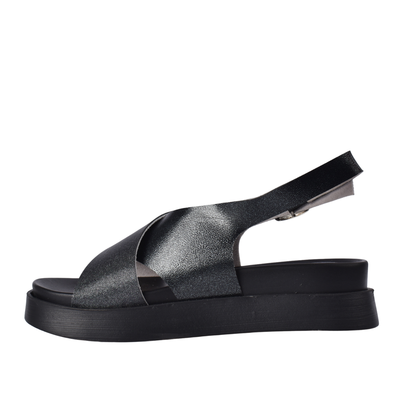 Double buckle strap sandals