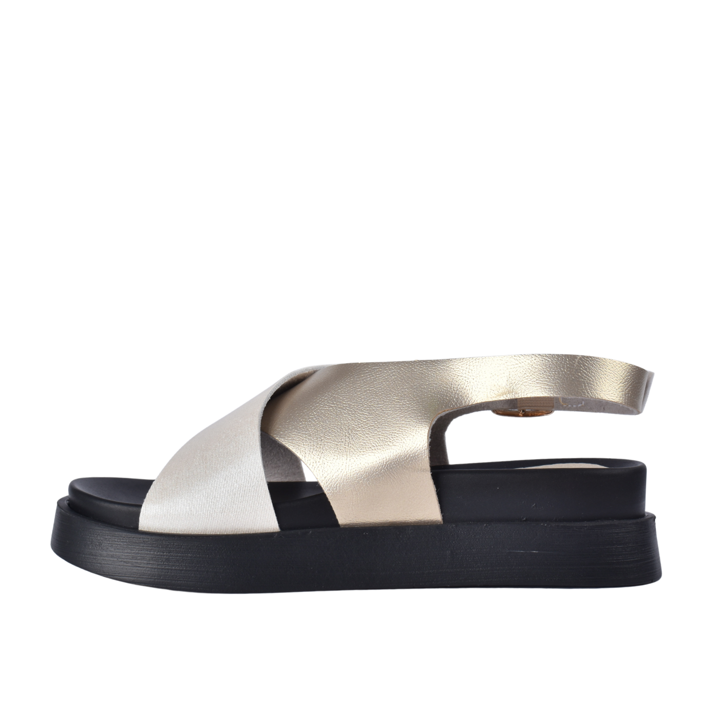 Double buckle strap sandals