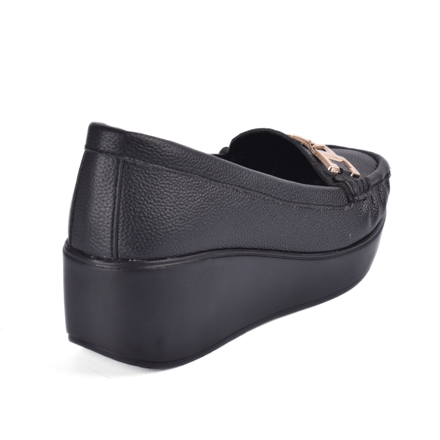 Comfort Leather Loafers with Gold Chain Melouk