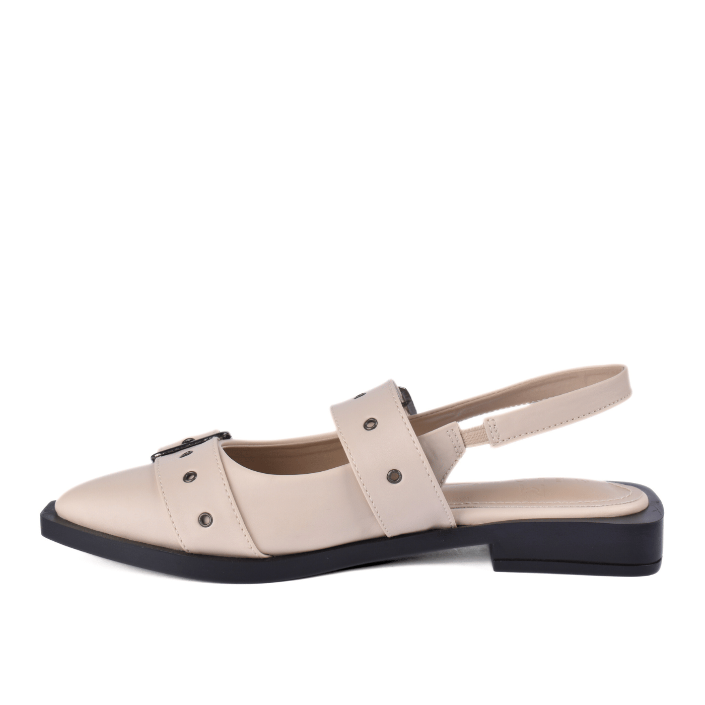 Edgy Buckled Pointed Toe Sandals Melouk