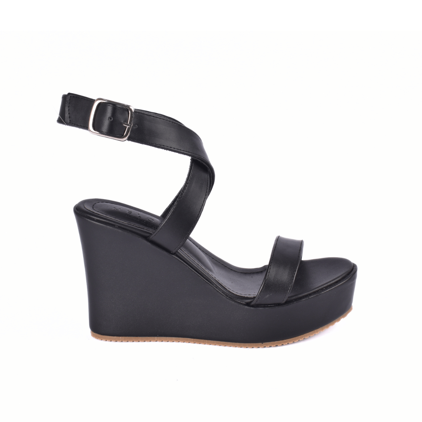 Crisscross Ankle Strap Wedge Sandals Melouk