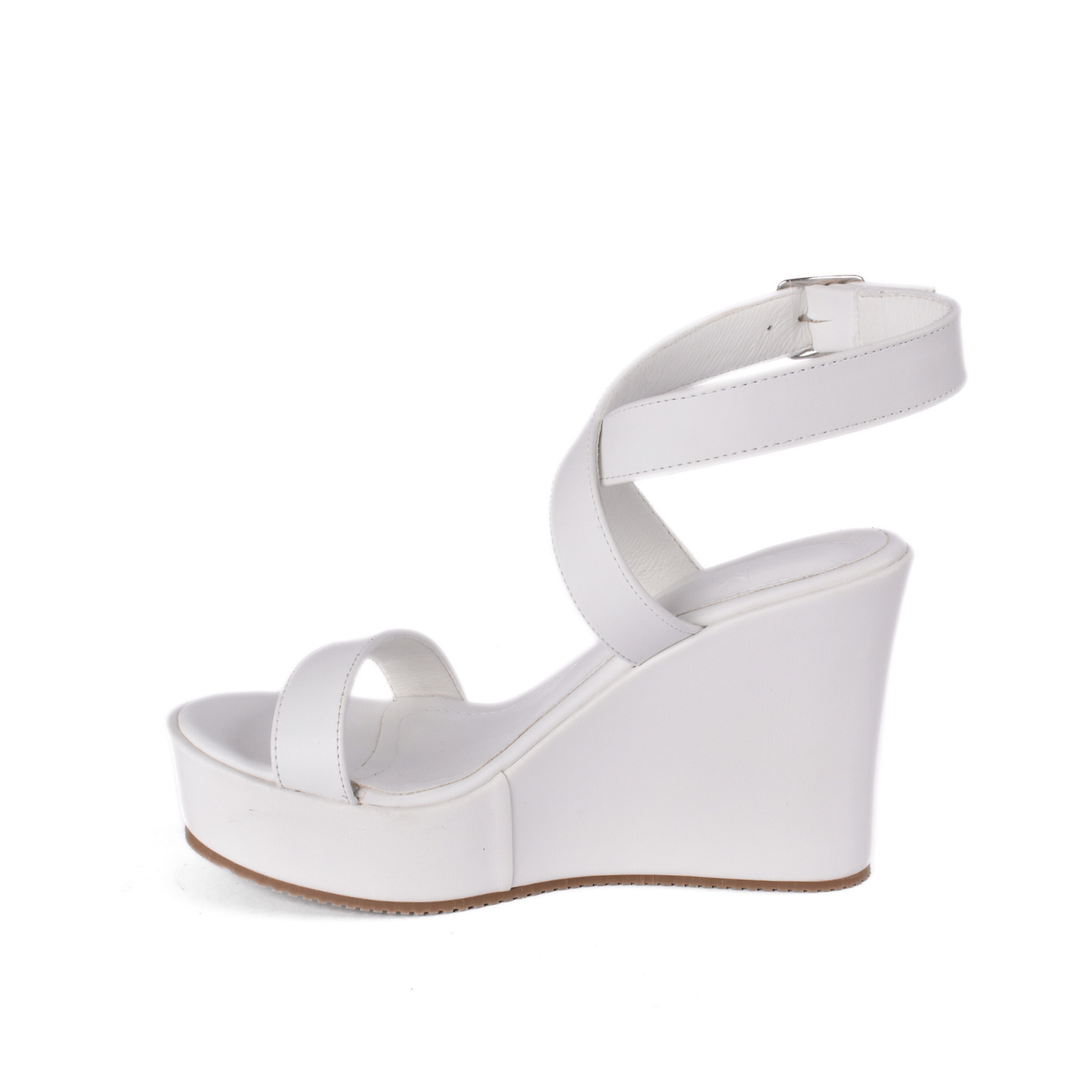 Crisscross Ankle Strap Wedge Sandals Melouk