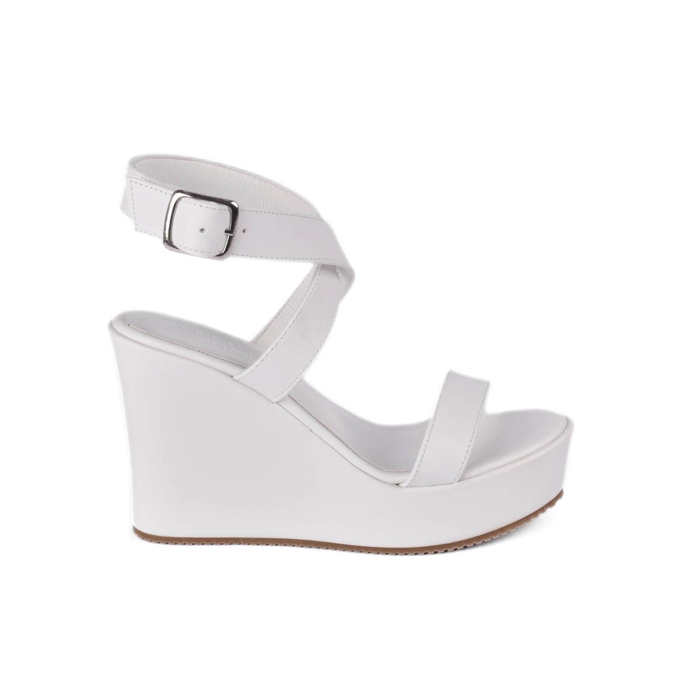 Crisscross Ankle Strap Wedge Sandals Melouk