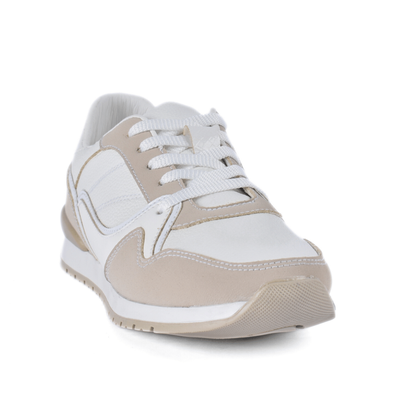 Sparkle Panel Sneakers White Melouk