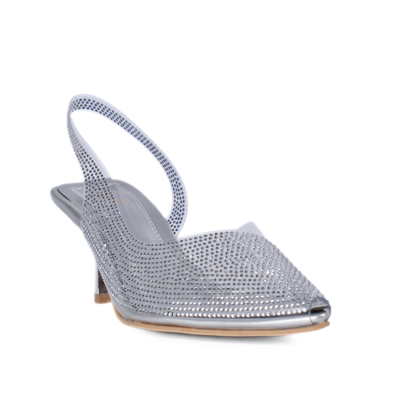 Stylish shoes with stiletto heels and details